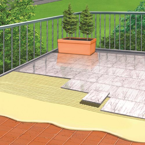 Izolace balkonu a teras pružná hydroizolace a lepidlo